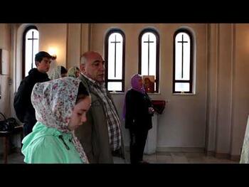 Воскресная литургия в храме  Сурб Акоб г. Симферополля