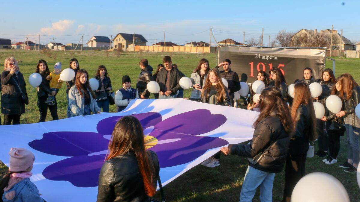 Молодежная акция памяти мучеников Геноцида армян