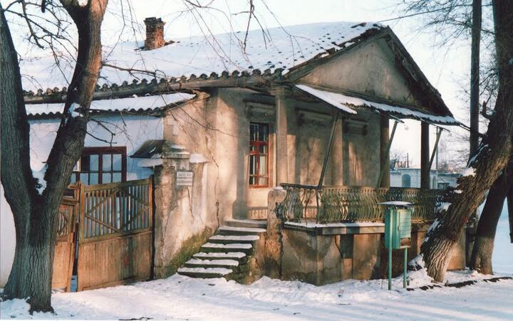 Дом А.Спендиарова в Карасубазаре . Зима.