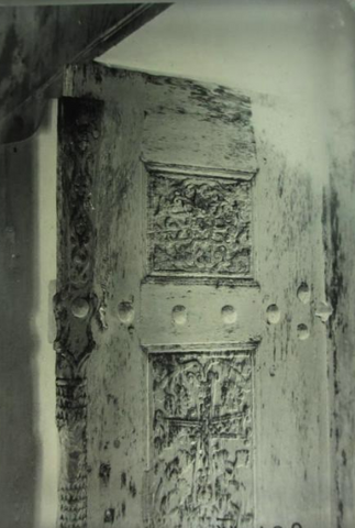 г. Феодосия .Храм Архангелов Михаила и Гавриила .Входная дверь.1926 г.