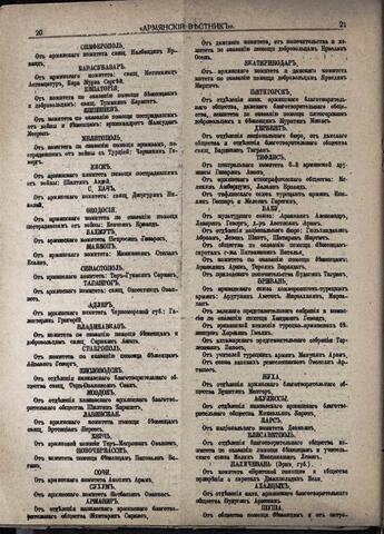 Армянский вестник 1916- 21. Участники Всероссийского армянского съезда