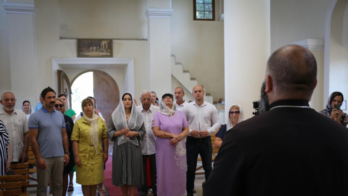 Всеобщая молитва в храме Сурб Никогайос в день 150-летия П.Я.Сеферова