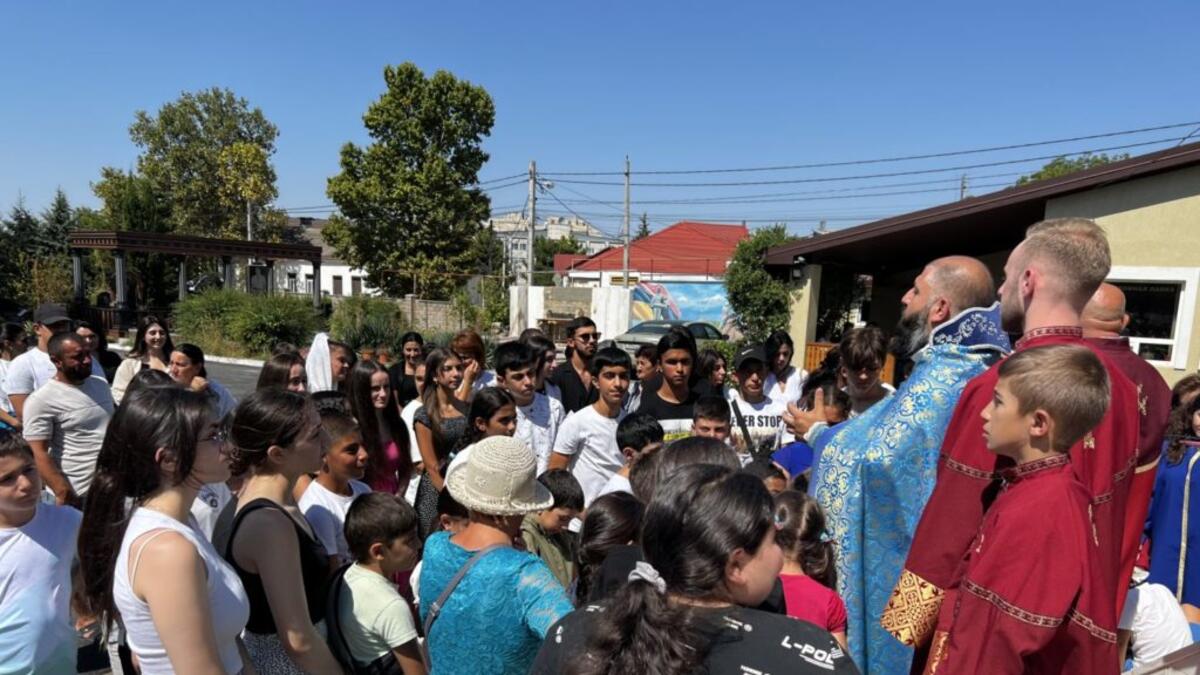 День благословения учащихся в церкви Сурб Акоб г.Симферополя