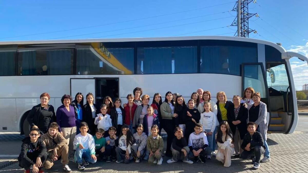 Ученикам  Армянской школы провели экскурсию в восточном Крыму