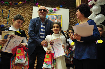 В Симферополе состоялся 13-й ежегодный детский конкурс «Ахпюр»