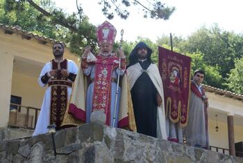 Праздник "Вардавар 2014" армяне Крыма  в монастыре Сурб Хач