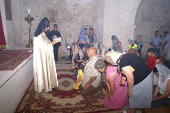 Праздник "Вардавар 2014" армяне Крыма  в монастыре Сурб Хач DSC09402