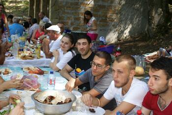 Праздник "Вардавар 2014" армяне Крыма  в монастыре Сурб Хач DSC09442