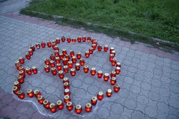 Акция "Зажги свечу" в День памяти мучеников Геноцида армян DSC01894