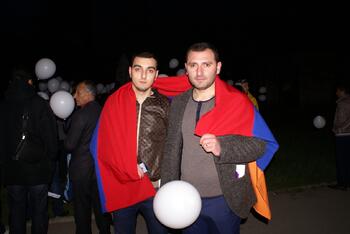 Акция "Зажги свечу" в День памяти мучеников Геноцида армян DSC01928