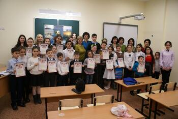 Ученики Армянской школы приняли участие в конкурсе Язык-душа народа 8