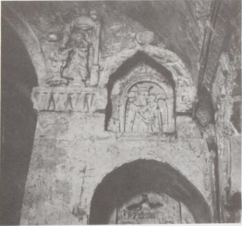 с. Богатое. Монастырь Аменапркич (Спасителя) Верхняя часть южного простенка. 1960-е годы