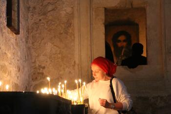Праздничная литургия в м-ре Сурб Хач .  Воздвижение Креста Господня IMG_1672