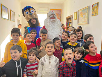 В приходском доме устроили новогодний праздник для детей