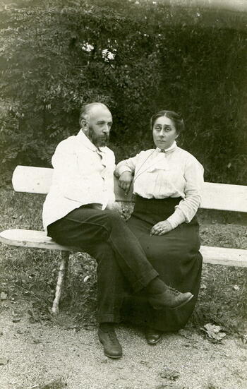Фото. Налбандов С.С. с женой Марией Христофоровной