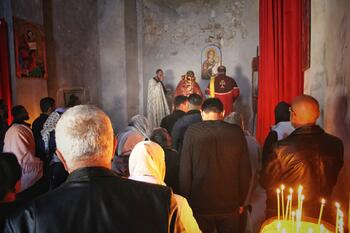 Первая Литургия в храме Св. Иоанна Богослова Фото 9