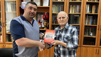Встреча с известным крымским военным историком Владимиром Брошеваном