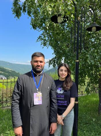 Всеармянское молодёжное паломничество 230707  Лилит Мартиросян принимает участие во Всеармянском молодёжном паломничестве 2