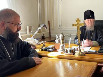 Встреча армянского духовенства с Главой Крымской митрополии 230830 Встреча представителей армянского духовенства с Главой Крымской митрополии 11