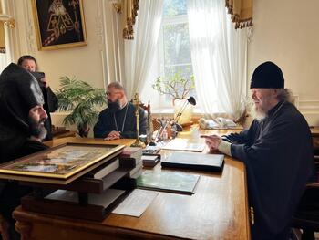 Встреча армянского духовенства с Главой Крымской митрополии 230830 Встреча представителей армянского духовенства с Главой Крымской митрополии 12