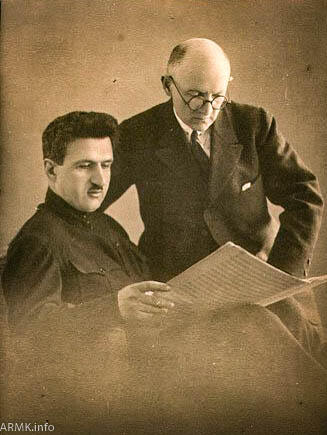 Спендиаровы Александр Спендиаров в Ереване 1926-1927