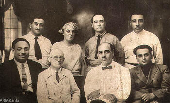 Спендиаровы Спендиаров с преподавателями Ереванской консерватории