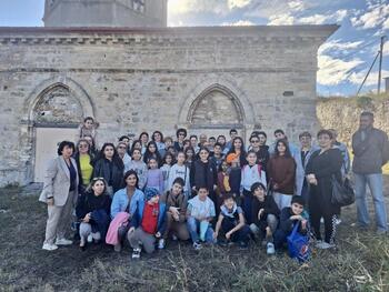 Ученикам  Армянской школы провели экскурсию в восточном Крыму 231101 Ученикам Армянской школы провели экскурсию в восточном Крыму 13