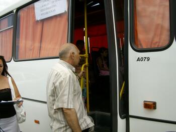Открыто автобусного сообщения с поселком Айкаван IMGP1153