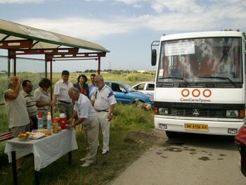 Открытие автобусного сообщения с поселком Айкаван IMGP1170