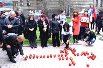 Акция "Зажги свечу " в день памяти жертв Геноцида в Османской империи 6Зажги свечу памяти