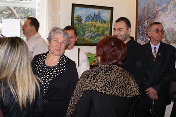 Выставка крымских армянских художников состоялась в Алуште DSC00381