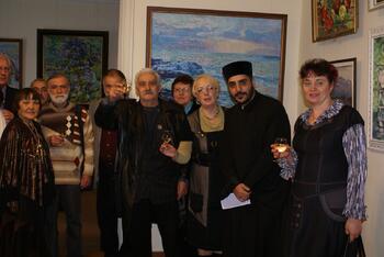 Выставка крымских армянских художников состоялась в Алуште DSC00471