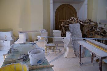 Реставрационные работы в храме Сурб Никогайос в Евпатории DSC09855