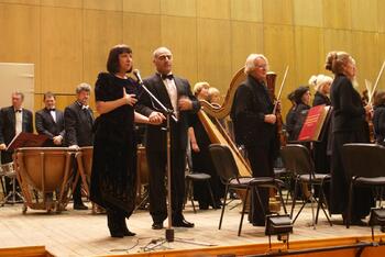 Концерт для скрипки с оркестром памяти Арама Хачатуряна  в Симферополе DSC09560